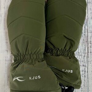KJUS Women's Olive Green Mittens